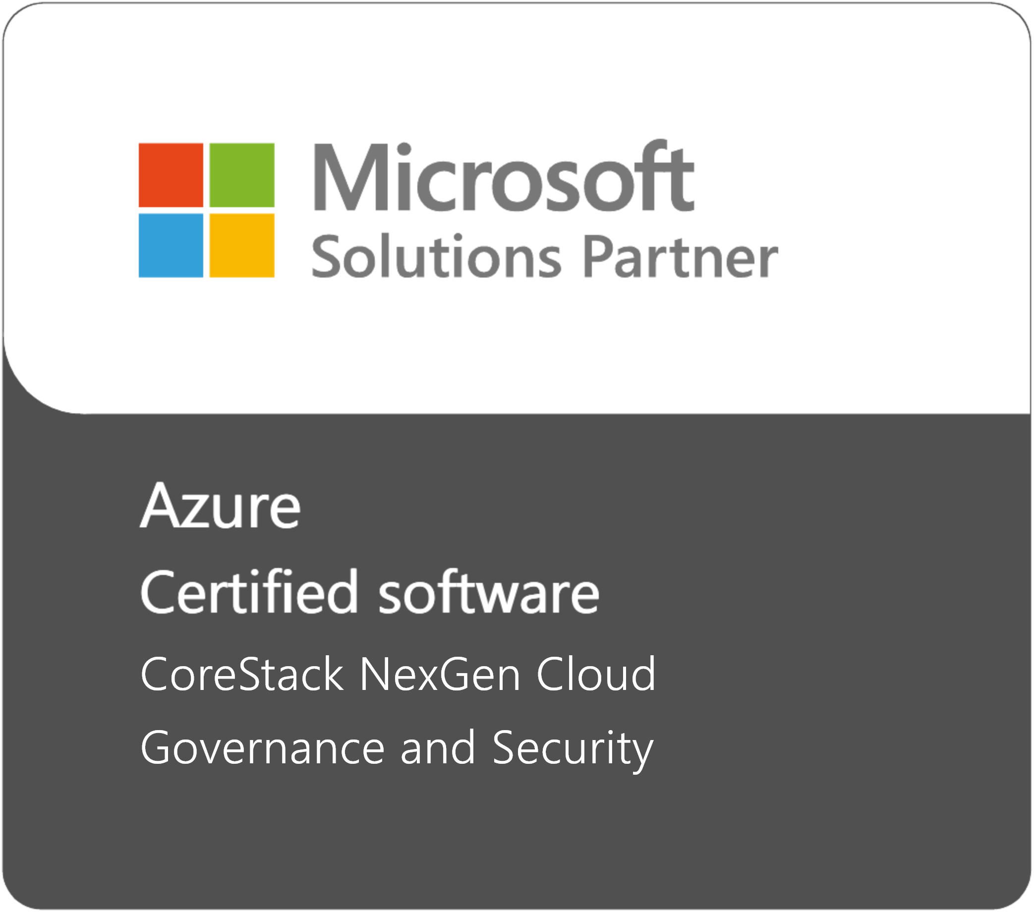 CoreStack - A Microsoft Solutions Partner with Certified Software for Azure